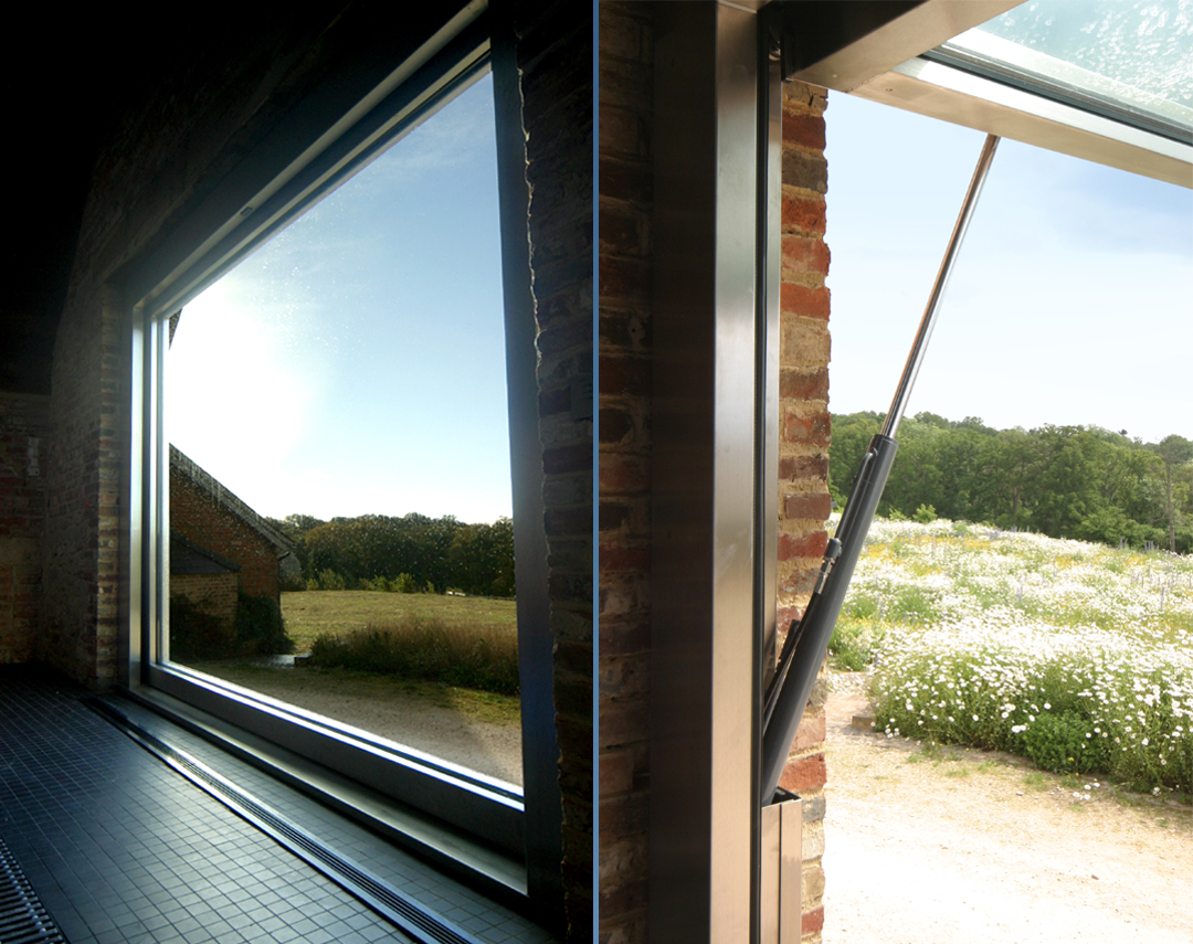 hinged opening glass wall | meia – Moving Elements in Architecture